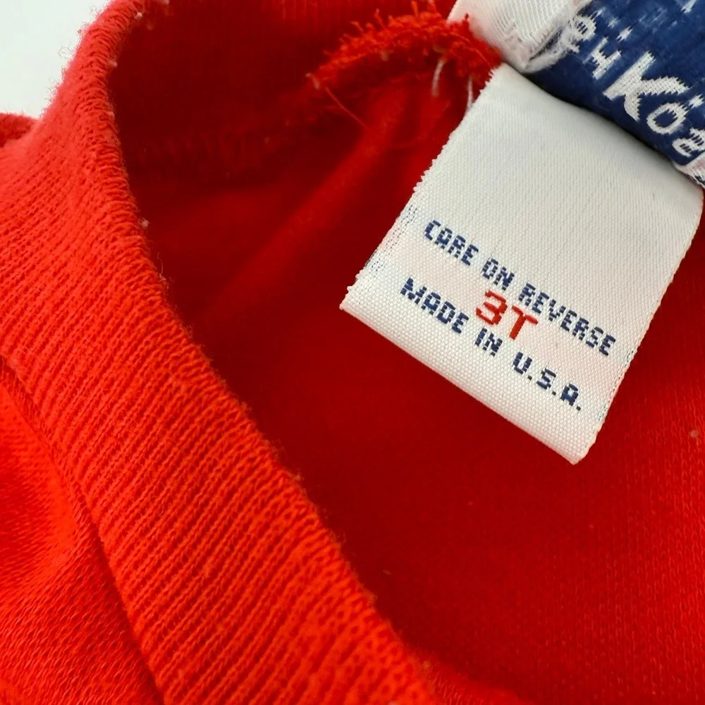 Vintage OshKosh Baby B'gosh nautical T-Shirt Size 3T Made In USA‎